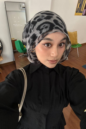 Leopard in Steel Blue